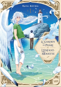 Couverture de Le gardien de phare et l'enfant-mouette 1 d'Azuma Kaya, éditions Taifu