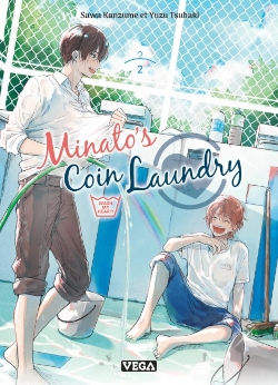 Couverture de Minato's coin laundry 2 de Tsubaki Yuzu et Kanzume Sawa, éditions Vega